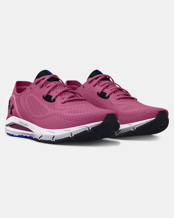 Women's UA HOVR™ Sonic 5 Running Shoes in Pink image number 3